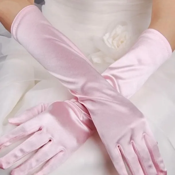 Terylene Elbow Length Glove Simple / Gloves With Solid Wedding / Party Glove