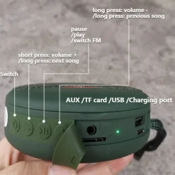 T&G TG808 Bluetooth Speaker Bluetooth Portable Mini Stereo Sound Speaker For PC Laptop Mobile Phone