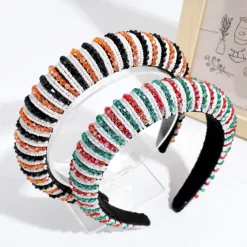 4th of July Headband for Women Girls Patriotic Earrings Red White and Blue Headband American Flag USA Independence Day Hairband Hair Accessories