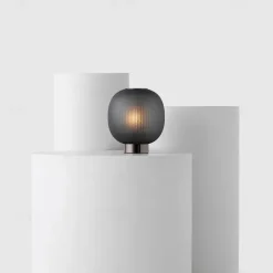 The Bloom Table lamps Mini Glass Black White Desk Lamp
