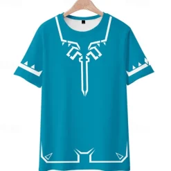 The Legend of Zelda Link Zelda T-shirt Anime Cartoon Anime Harajuku Graphic Kawaii For Couple's Men's Women's Adults' Back To School 3D Print