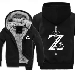 The Legend of Zelda triangle Hoodie Anime Outerwear Anime Graphic For Couple's Men's Women's Adults' Hot Stamping Casual Daily
