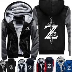 The Legend of Zelda triangle Hoodie Anime Outerwear Anime Graphic For Couple's Men's Women's Adults' Hot Stamping Casual Daily