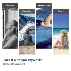 Tie Dye Beach Towel, Sand Free Hippie Color Beach Towels Oversized, Sup Soft Large Bath Towel, Water Absorbent Bathroom Towel for Men, Women, Travel, Swim, Camp, 32 x 64 Inch