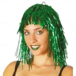 Tinsel Wigs Fancy Dress Shiny Party Wig Metallic Cosplay Supplies