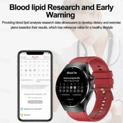 TK25 Smart Watch Uric Acid Lipids Blood Glucose ECG Health Monitoring BT Call AI Voice Men Women Wristwatches Sport Fitness