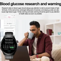 TK25 Smart Watch Uric Acid Lipids Blood Glucose ECG Health Monitoring BT Call AI Voice Men Women Wristwatches Sport Fitness