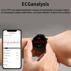 TK25 Smart Watch Uric Acid Lipids Blood Glucose ECG Health Monitoring BT Call AI Voice Men Women Wristwatches Sport Fitness