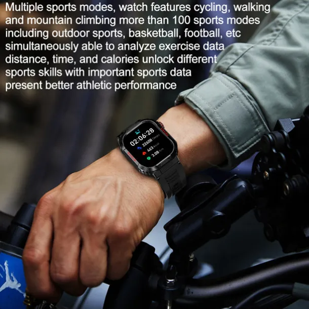 TK25 Sport Outdoor Smart watch Men IP68 Waterproof ECGPPG Health monitoring Bluetooth Call Reloj SmartWatch For Android IOS