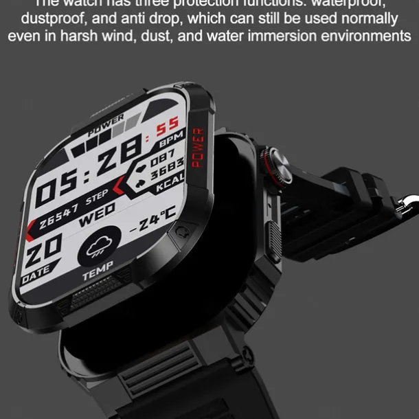 TK25 Sport Outdoor Smart watch Men IP68 Waterproof ECGPPG Health monitoring Bluetooth Call Reloj SmartWatch For Android IOS