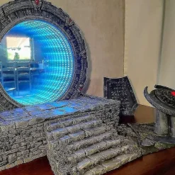 Tlantis Stargate Ornaments For Living Room Decoration Accessories Creative Mirror Craft Mode Bedroom