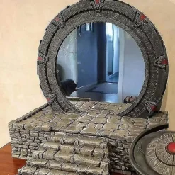 Tlantis Stargate Ornaments For Living Room Decoration Accessories Creative Mirror Craft Mode Bedroom