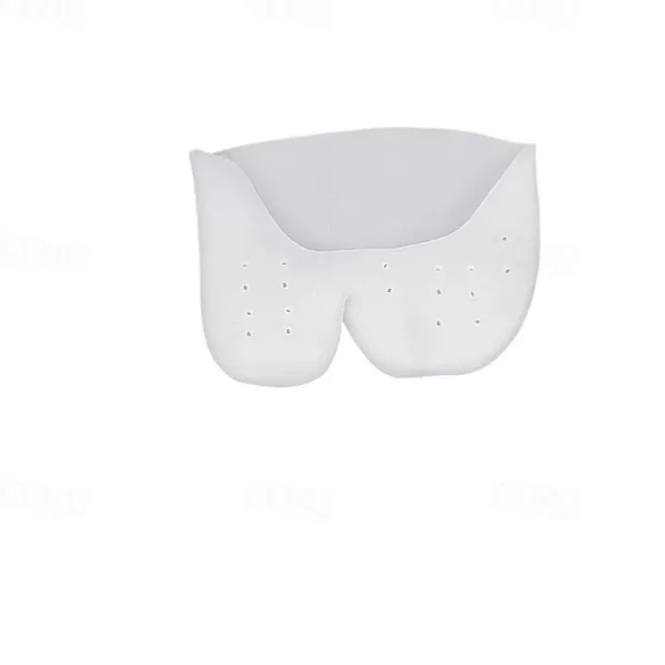 Toe Covers Toe Protectors for Women Silicone Toe Pouches Gel Pads Pointe Shoes Protectors Gel Sock Pads Ballet Dance Toe Caps with Breathable Hole for Ball of Foot Metatarsal