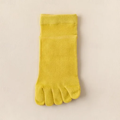 Toe Socks Solid One Size Socks for Women Solid Colored Spring Summer
