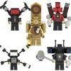Toilet Blocks Toys TV Building Blocks Toys Imaginative Construction Playset Blocks Action FigureBirthday Building Blocks for Adults Kids Fans