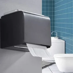 Toilet Paper Holder Aluminum, Wall Mounted Toilet Paper Roll Holder, Bathroom Accessories Roll Paper, Mobile Phone Rack, Paper Towel Holder, Toilet Tissue