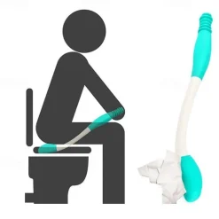 Toilet Tissue Aids Tools,Bottom Wiper,Tissue Grip Long Handle Reach Comfort Aid Holder Toilet Paper Toilet Aid Self Wipe Helper