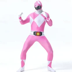 Tommy Oliver Kimberly Hart Trini Kwan Cosplay Costume Jumpsuit Cosplay Halloween Movie Cosplay for Men's Women's Boys Kid's Adults' Halloween Carnival Masquerade Event / Party Masquerade