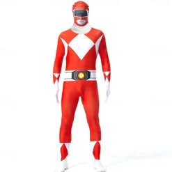 Tommy Oliver Kimberly Hart Trini Kwan Cosplay Costume Jumpsuit Cosplay Halloween Movie Cosplay for Men's Women's Boys Kid's Adults' Halloween Carnival Masquerade Event / Party Masquerade
