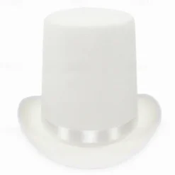 Top Hat Retro British Gentleman Jazz Hat Magician Hat Performance Sequin Hat Rain Silk