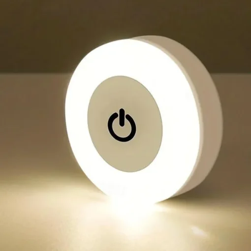 Touch Light Led Tap Light 3 Colors Adjustable Closet Light Portable Wireless Under Cabinet Lights Dimmable Lights For Bedroom Kitchen Counter Stair Hallway