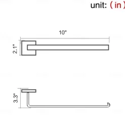 Towel Bar New Design / Creative Contemporary / Traditional Metal 1pc - Bathroom towel ring Wall Mounted