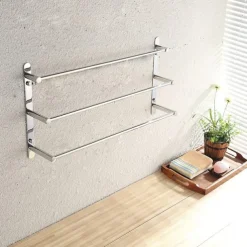 Towel Racks 3-Tiers Bath Towel Bar , Stainless Steel, Wall Mount, Mirror polished finished, High quality