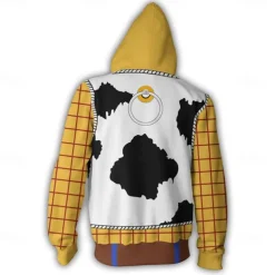 Toy Story Lightyear Woody Buzz Lightyear Hoodie Anime Cartoon Anime 3D Graphic Street Style For Couple's Men's Women's Adults' Back To School 3D Print