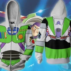 Toy Story Lightyear Woody Buzz Lightyear Hoodie Anime Cartoon Anime 3D Graphic Street Style For Couple's Men's Women's Adults' Back To School 3D Print