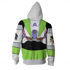 Toy Story Lightyear Woody Buzz Lightyear Hoodie Anime Cartoon Anime 3D Graphic Street Style For Couple's Men's Women's Adults' Back To School 3D Print