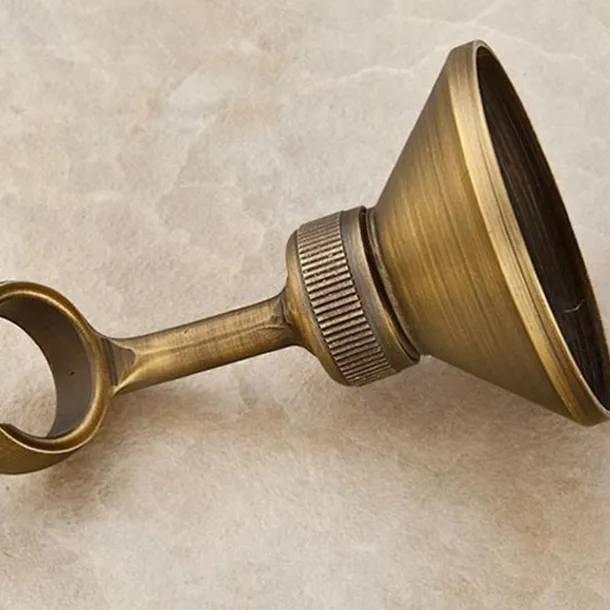 Traditional Shower System Faucet Set with Bathtub Spout with Heldhand Handshower Spray, Vintage Brass Dual Spout Wall Mounted Ceramic Mixer Valve