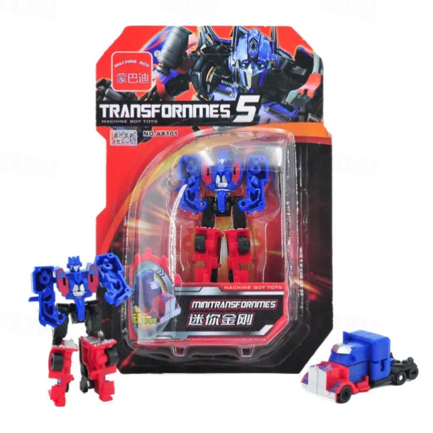 Transformation Toy Robot Mini Big Car Small Full Set Model Assembly Suit Boy Toy