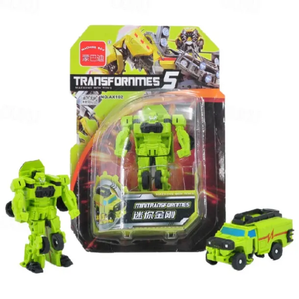 Transformation Toy Robot Mini Big Car Small Full Set Model Assembly Suit Boy Toy