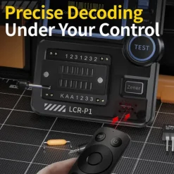 Transistor Tester Mosfet Transistor Capacitor Tester Electronic Component Tester Diode Triode Zener Diode Resistance Inductance Battery Test LCR Meter MOS PNP NPN ESR Meter