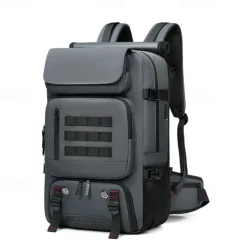 Travel Backpack For Men Waterproof 17 Inch Business Laptop Backpack With Separate Shoe Bag Hidden USB Charging Port 50L Outdoors Trekking Backpack For Woman Hiking Camping Backpack