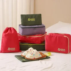 Travel Compression Packing Cubes Set, 7-Piece Luggage Organizer Bags for Suitcase, Thick Twill Waterproof Storage Bags for Travel, Portable & Versatile