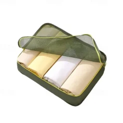 Travel Compression Packing Cubes Set, 7-Piece Luggage Organizer Bags for Suitcase, Thick Twill Waterproof Storage Bags for Travel, Portable & Versatile