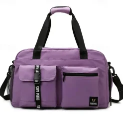 Travel Duffel Bag with Shoe Compartment – Stylish and Spacious Sports & Weekend Bag with Multiple Pockets for Men and Women