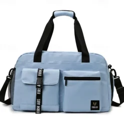 Travel Duffel Bag with Shoe Compartment – Stylish and Spacious Sports & Weekend Bag with Multiple Pockets for Men and Women