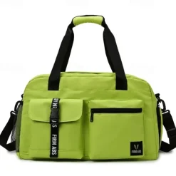 Travel Duffel Bag with Shoe Compartment – Stylish and Spacious Sports & Weekend Bag with Multiple Pockets for Men and Women