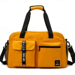 Travel Duffel Bag with Shoe Compartment – Stylish and Spacious Sports & Weekend Bag with Multiple Pockets for Men and Women