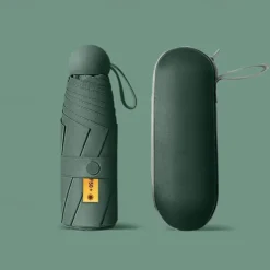 Travel Parasol Umbrella - Automatic Open Close, Lightweight & Portable, Strong Waterproof Folding Parasol with UV Protection for Sun & Rain - Men and Women