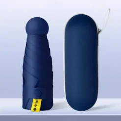 Travel Parasol Umbrella - Automatic Open Close, Lightweight & Portable, Strong Waterproof Folding Parasol with UV Protection for Sun & Rain - Men and Women