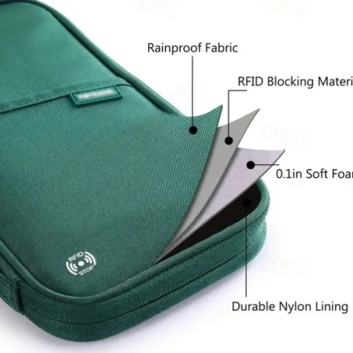 Travel Passport Wallet Family Passport Holder Trip Document Organizer Travel Accessories Document Bag Card Holder