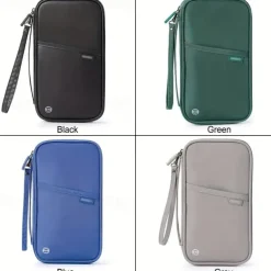 Travel Passport Wallet Family Passport Holder Trip Document Organizer Travel Accessories Document Bag Card Holder