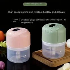 Tritatutto elettrico per aglio e verdure tritatutto frantoio per noci carne frutta cipolla ricaricabile multifunzione