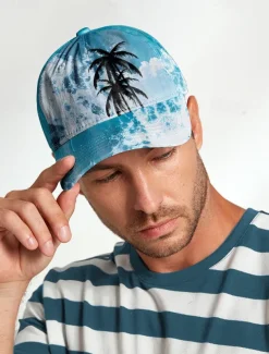 Tropical Palm Tree Baseball Cap – Summer-Inspired Design, Adjustable Fit, Comfortable and Lightweight, Ideal for Men and Women, Perfect for Beach Days and Outdoor Activities