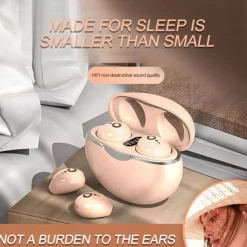 True Wireless Bluetooth Earphone Mini Invisible Headphones Bluetooth 5.3 HIFI Stereo Noise Reduction Sleep In Ear Earphones Smart Touch Sports Gaming Earphones for Smartphone