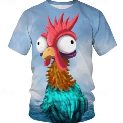 T-shirt Anime 3D Graphic For Couple's Men's Women's Adults' Halloween Carnival Masquerade 3D Print Street Casual Daily