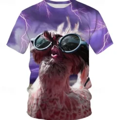 T-shirt Anime 3D Graphic For Couple's Men's Women's Adults' Halloween Carnival Masquerade 3D Print Street Casual Daily